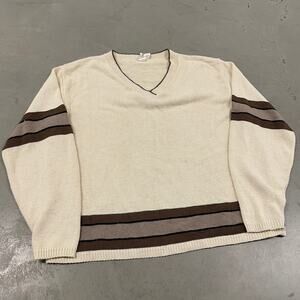 Vintage 90s fashion bug v-neck sweater